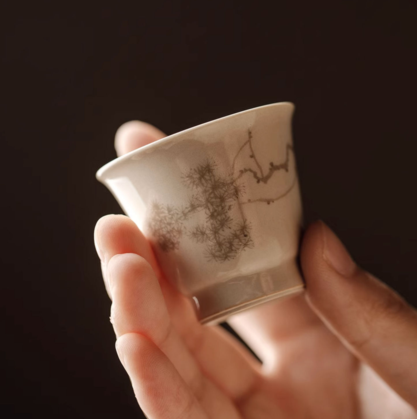 Vegetal Ash Glaze Color Gift Box Home Tea Set