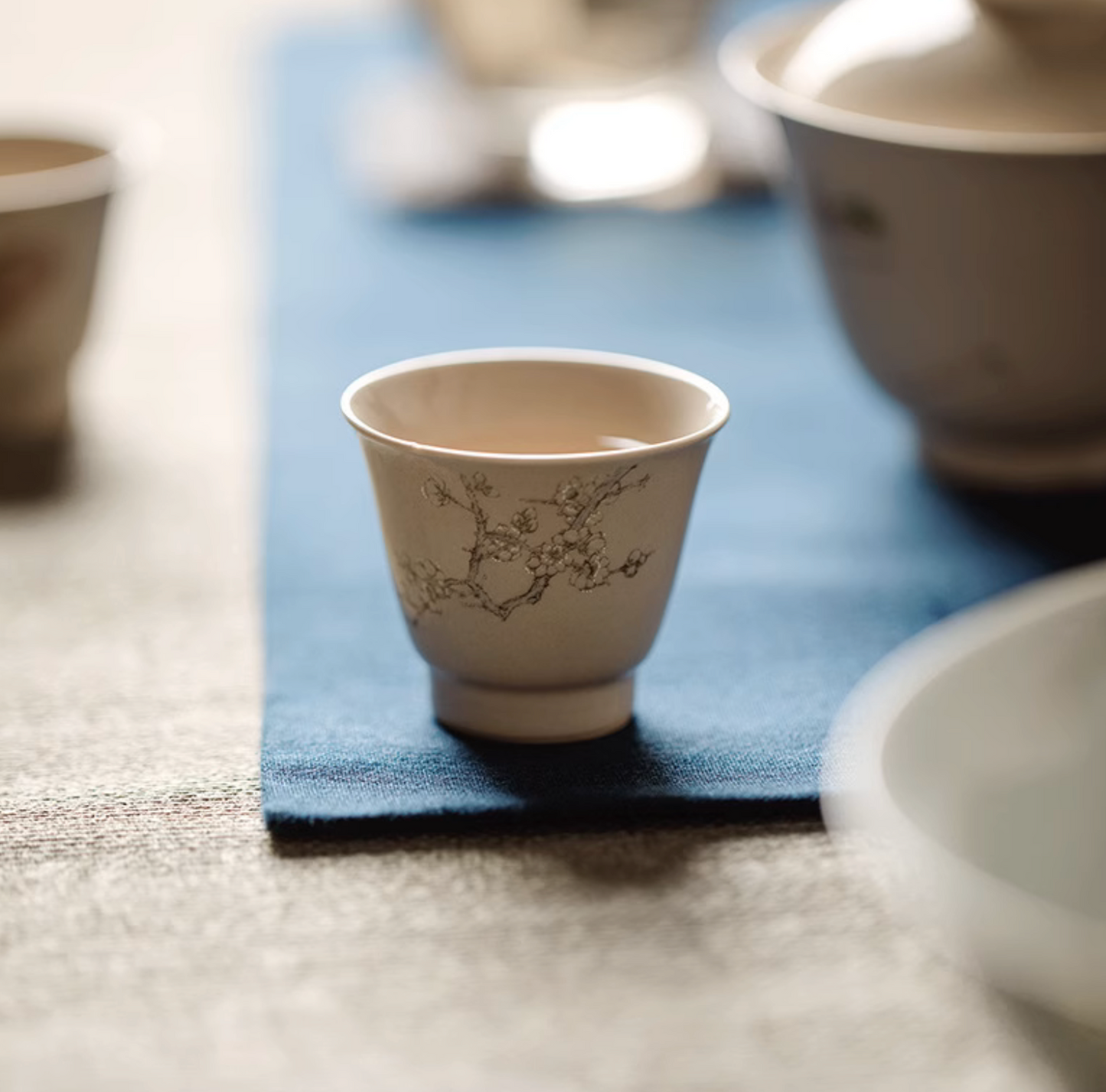 Vegetal Ash Glaze Color Gift Box Home Tea Set